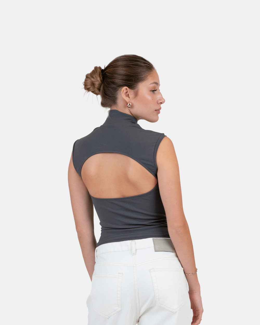 Choker Top Grå | Skagen - clothing.dk